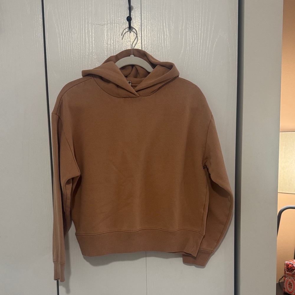 a new day Tan Hoodie Sweatshirt